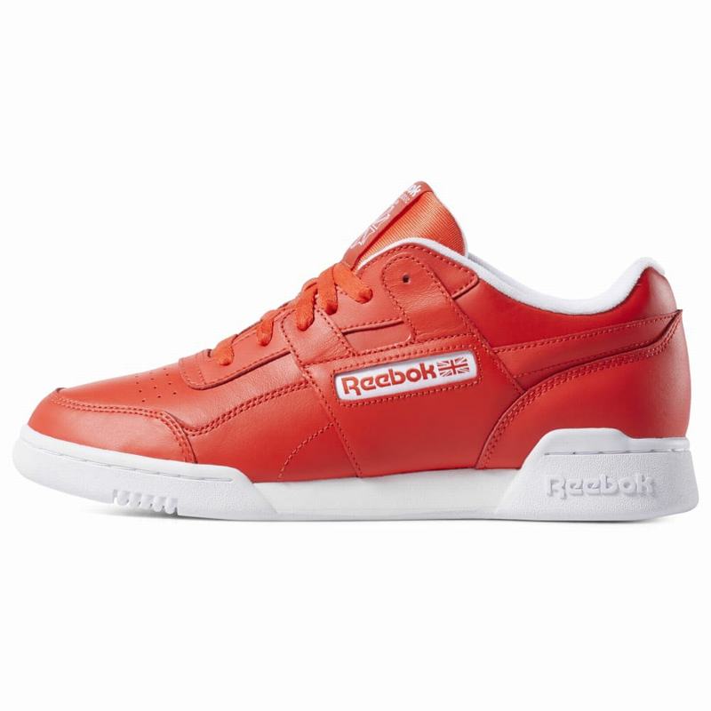 Reebok Workout Plus Tenisky Panske - Červené/Biele XY2619BV